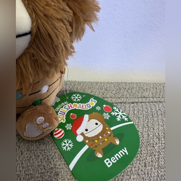 NWT 5" BENNY BIGFOOT SQUISHMALLOW CHRISTMAS - Picture 5 of 6